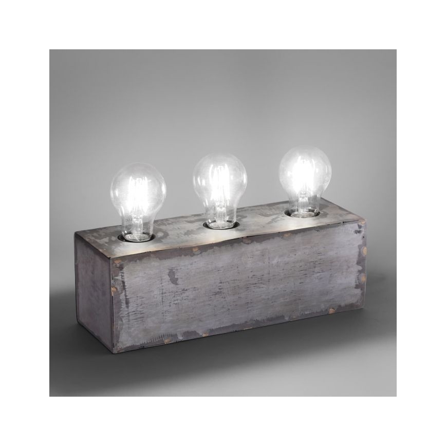 Leuchten Direkt 11498-77 - Namizna svetilka SAMIA 3xE27/25W/230V