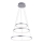 Leuchten Direkt 11526-55 - LED zatemnjevalni viseči lestenec na kablu CIRCLE LED/13,5W/230V + LED/19,5W + LED/24W