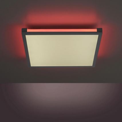 Leuchten Direkt 11621-18 - LED RGB Zatemnitvena stropna svetilka MARIO LED/24W/230V 2700-5000K + Daljinski upravljalnik