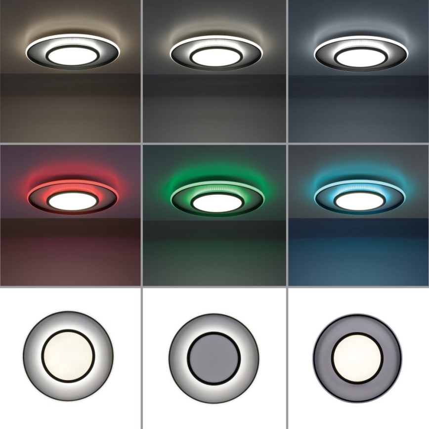 Leuchten Direkt 11627-18 - LED RGB Zatemnitvena svetilka ARENDA LED/31W/230V 2700-5000K + Daljinski upravljalnik