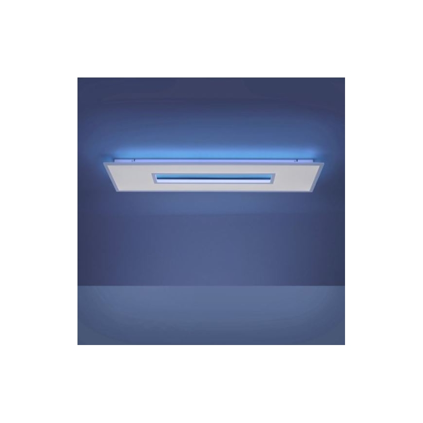 Leuchten Direkt 11646-16 - LED RGB Zatemnitvena stropna svetilka RECESS 1xLED/41W/230V + 1xLED/7,5W + Daljinski upravljalnik