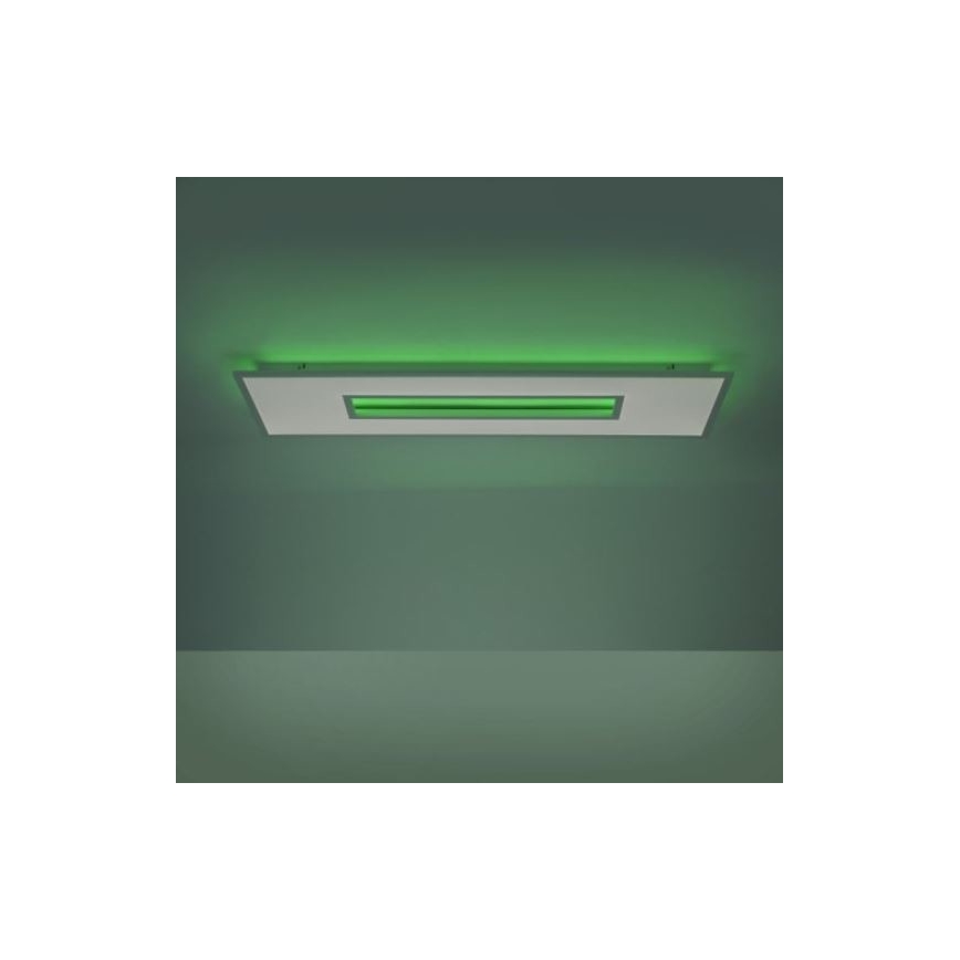Leuchten Direkt 11646-16 - LED RGB Zatemnitvena stropna svetilka RECESS 1xLED/41W/230V + 1xLED/7,5W + Daljinski upravljalnik