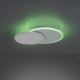 Leuchten Direkt 11662-16 - LED RGB Zatemnitvena stropna svetilka ARENDA LED/21W/230V + Daljinski upravljalnik