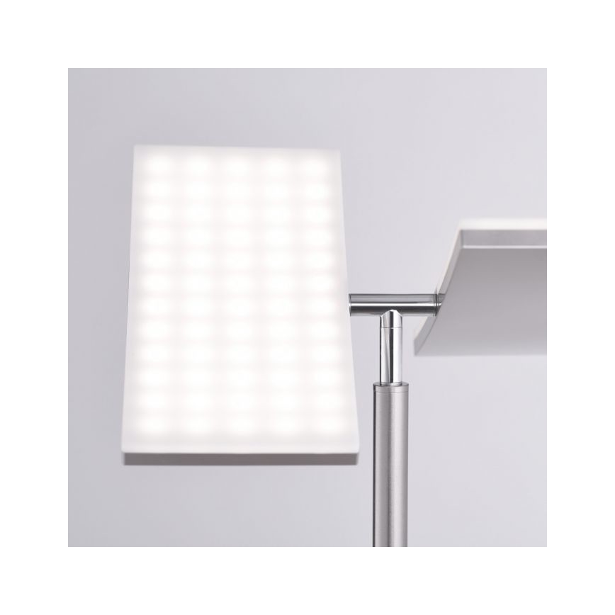 Leuchten Direkt 11725-55 - LED Zatemnitvena talna svetilka RUBEN 2xLED/11W/230V + LED/4W