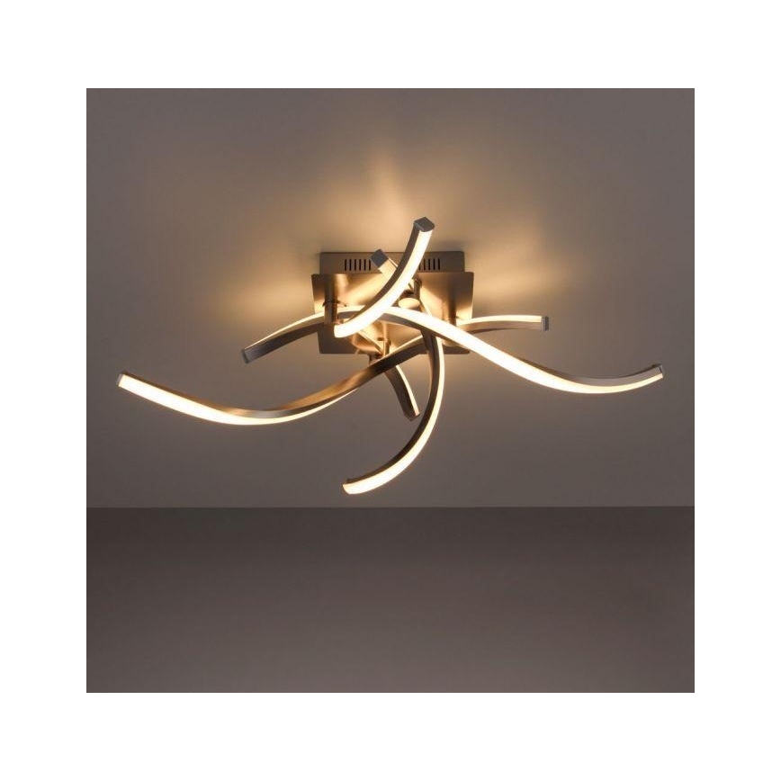 Leuchten Direkt 11995-55 - LED RGB Zatemnitveni lestenec SWING LED/24,4W/230V 2700-5000K + Daljinski upravljalnik