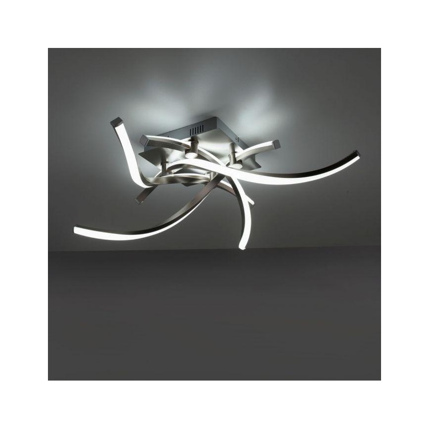 Leuchten Direkt 11995-55 - LED RGB Zatemnitveni lestenec SWING LED/24,4W/230V 2700-5000K + Daljinski upravljalnik