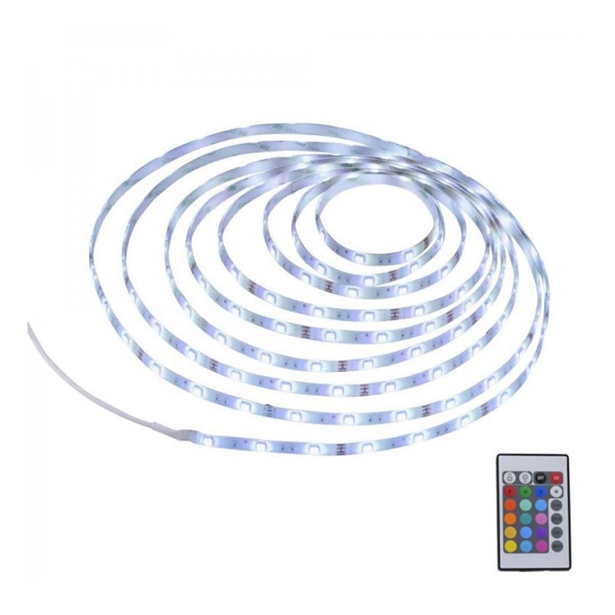 Leuchten Direkt 1210-70-BH - LED RGB Zatemnitveni trak TEANIA 3m 16,2W/12/230V + Daljinski upravljalnik