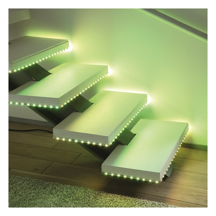 Leuchten Direkt 1210-70-BH - LED RGB Zatemnitveni trak TEANIA 3m 16,2W/12/230V + Daljinski upravljalnik