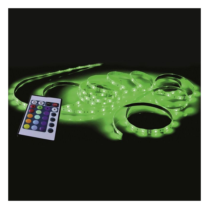 Leuchten Direkt 1210-70-BH - LED RGB Zatemnitveni trak TEANIA 3m 16,2W/12/230V + Daljinski upravljalnik