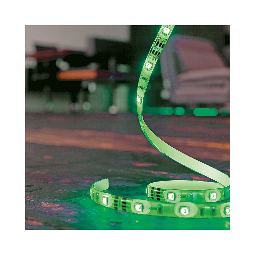 Leuchten Direkt 1210-70-BH - LED RGB Zatemnitveni trak TEANIA 3m 16,2W/12/230V + Daljinski upravljalnik