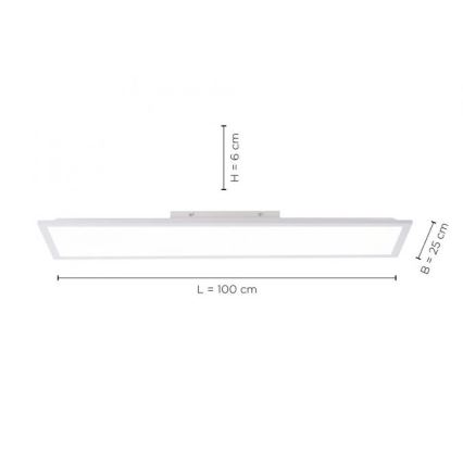 Leuchten Direkt 12204-16 - LED Vgradna plošča FLAT LED/24W/230V