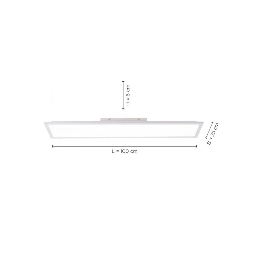 Leuchten Direkt 12204-16 - LED Vgradna plošča FLAT LED/24W/230V