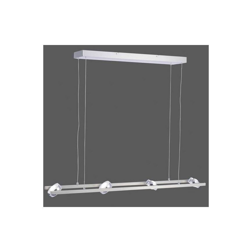 Leuchten Direkt 12470-55 - LED RGB Zatemnitveni lestenec na vrvici OPTI 8xLED/3W/230V + Daljinski upravljalnik