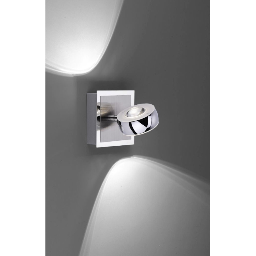 Leuchten Direkt 12471-55 -LED RGBW Zatemnitveni stenski reflektor OPTI LED/6W/230V 2700-5000K + Daljinski upravljalnik