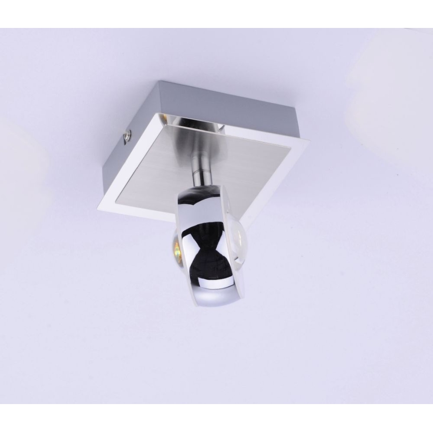 Leuchten Direkt 12471-55 -LED RGBW Zatemnitveni stenski reflektor OPTI LED/6W/230V 2700-5000K + Daljinski upravljalnik