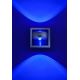 Leuchten Direkt 12471-55 -LED RGBW Zatemnitveni stenski reflektor OPTI LED/6W/230V 2700-5000K + Daljinski upravljalnik
