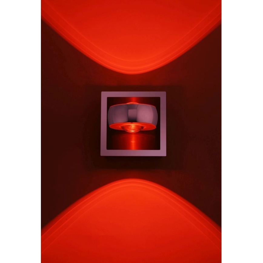 Leuchten Direkt 12471-55 -LED RGBW Zatemnitveni stenski reflektor OPTI LED/6W/230V 2700-5000K + Daljinski upravljalnik