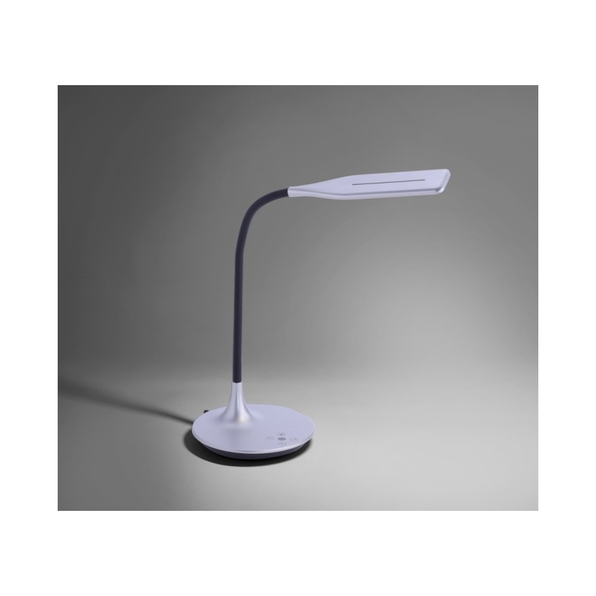 Leuchten Direkt 13061-21 - LED Zatemnitvena namizna svetilka na dotik RAFAEL LED/5W/230V 2700-6000K srebrna