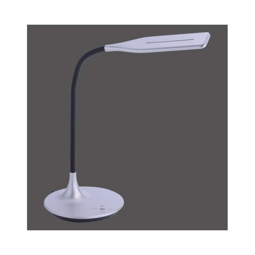 Leuchten Direkt 13061-21 - LED Zatemnitvena namizna svetilka na dotik RAFAEL LED/5W/230V 2700-6000K srebrna