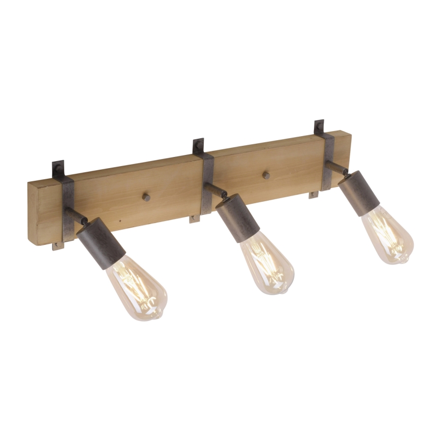 Leuchten Direkt 13473-79 - Stenski reflektor SLAT 3xE27/40W/230V