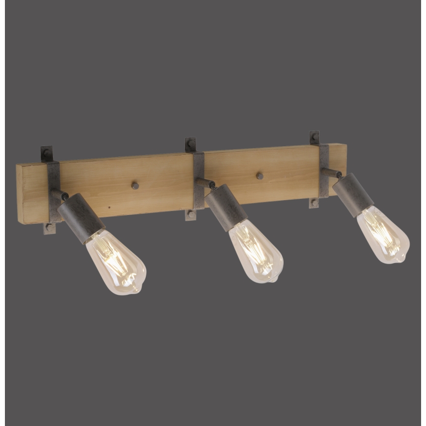 Leuchten Direkt 13473-79 - Stenski reflektor SLAT 3xE27/40W/230V