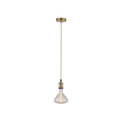 Leuchten Direkt 13570-60 - Lestenec na vrvici DIY 1xE27/60W/230V medenina