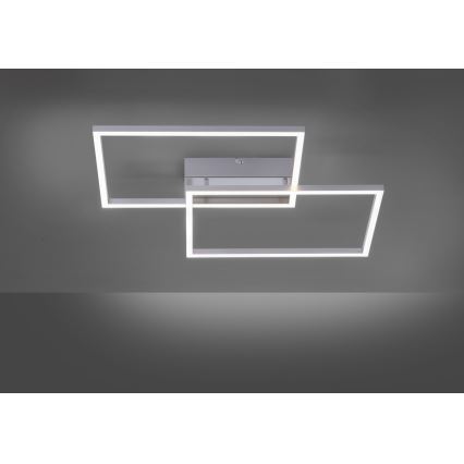 Leuchten Direkt 14017-55 - LED Zatemnitvena stropna svetilka IVEN 2xLED/20W/230V + Daljinski upravljalnik