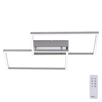 Leuchten Direkt 14018-55 - LED Zatemnitveni nadgradni lestenec IVEN 2xLED/15W/230V + Daljinski upravljalnik