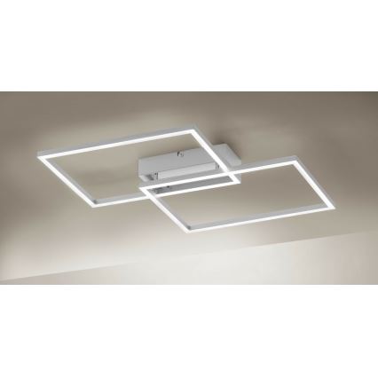 Leuchten Direkt 14018-55 - LED Zatemnitveni nadgradni lestenec IVEN 2xLED/15W/230V + Daljinski upravljalnik