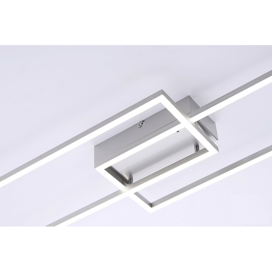 Leuchten Direkt 14019-55 - LED Zatemnitveni nadgradni lestenec IVEN 2xLED/20W/230V + Daljinski upravljalnik