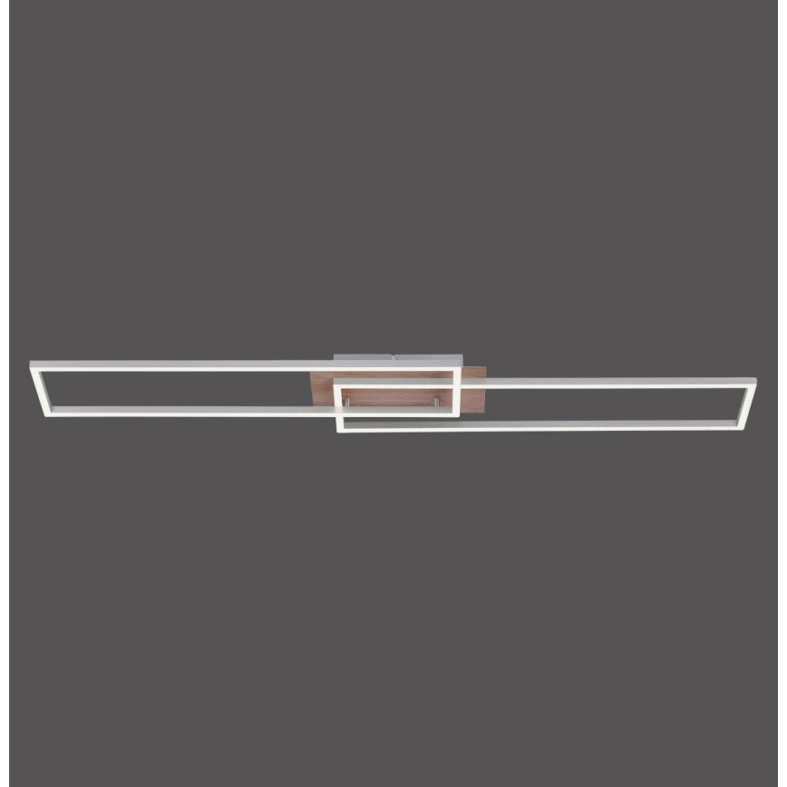 Leuchten Direkt 14019-78 - LED Zatemnitvena stropna svetilka IVEN 2xLED/20W/230V + daljinski upravljalnik
