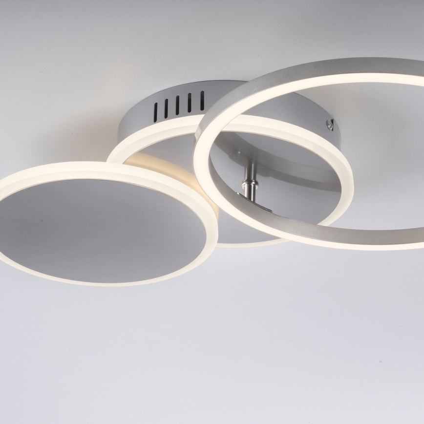 Leuchten Direkt 14116-55 - LED Stropna svetilka SEVENT LED/25,5W/230V mat krom