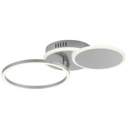 Leuchten Direkt 14116-55 - LED Stropna svetilka SEVENT LED/25,5W/230V mat krom