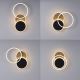 Leuchten Direkt 14116-78 - LED Stropna svetilka SEVENT LED/25,5W/230V črna/rjava