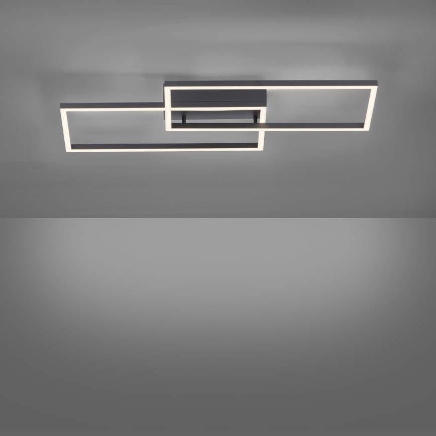 Leuchten Direkt 14140-18 - LED Zatemnitvena stropna svetilka IVEN 2xLED/13,5W/230V + daljinski upravljalnik