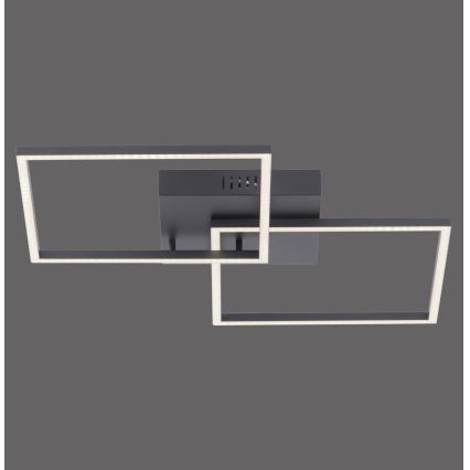 Leuchten Direkt 14141-18 - LED Zatemnitvena stropna svetilka IVEN 2xLED/13,5W/230V + Daljinski upravljalnik