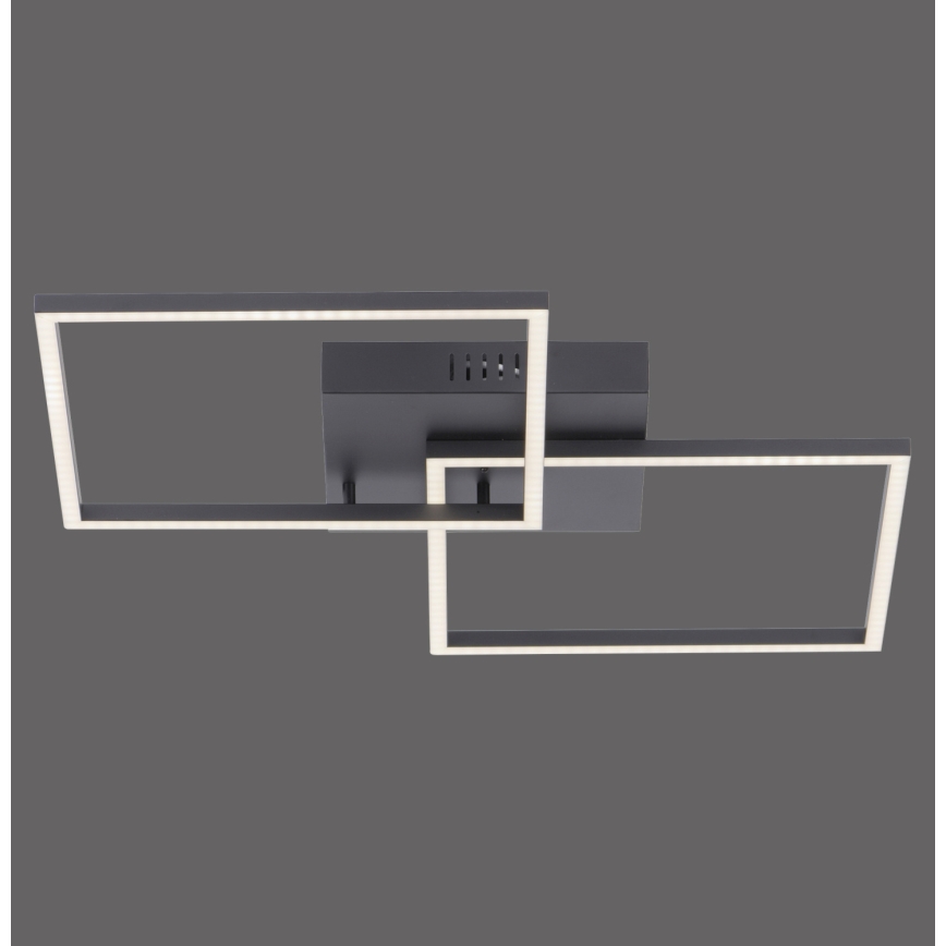 Leuchten Direkt 14141-18 - LED Zatemnitvena stropna svetilka IVEN 2xLED/13,5W/230V + Daljinski upravljalnik