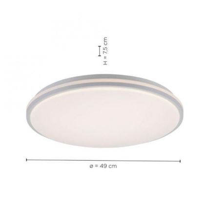 Leuchten Direkt 14209-16 - LED Zatemnitvena stropna svetilka COLIN LED/32,4W/230V