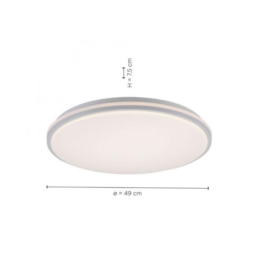 Leuchten Direkt 14209-16 - LED Zatemnitvena stropna svetilka COLIN LED/32,4W/230V