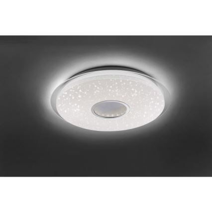 Leuchten Direkt 14227-16 - LED Zatemnitvena stropna svetilka JONAS LED/22W/230V 3000-5000K + Daljinski upravljalnik