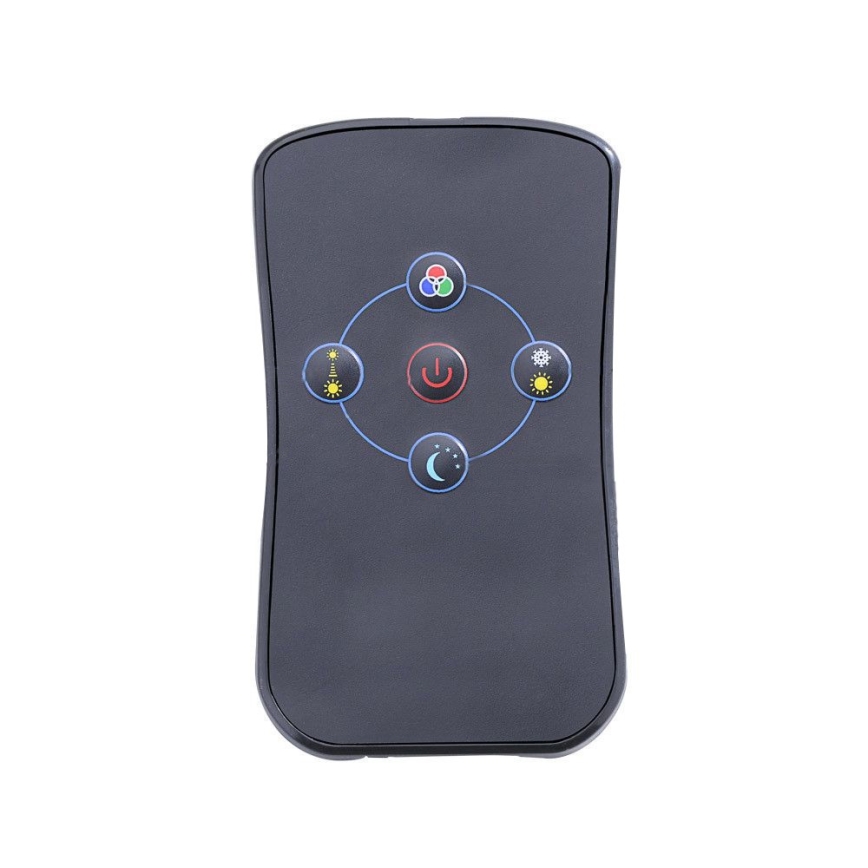 Leuchten Direkt 14241-16 - LED RGB Zatemnitvena stropna svetilka SKYLER LED/5,6W/230V + Daljinski upravljalnik