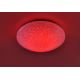 Leuchten Direkt 14242-16 - LED RGB Zatemnitvena stropna svetilka SKYLER LED/18W/230V + Daljinski upravljalnik