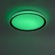 Leuchten Direkt 14339-21 - LED RGB Zatemnitvena stropna svetilka KARI LED/37W/230V Tuya 2700-5000K + Daljinski upravljalnik