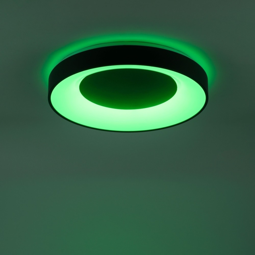 Leuchten Direkt 14346-18 -LED RGB Zatemnitvena stropna svetilka ANIKA LED/26,5W/230V Tuya 2700-5000K + Daljinski upravljalnik