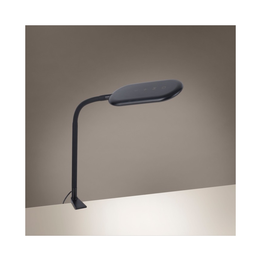Leuchten Direkt 14404-18-LED Zatemnitvena namizna svetilka s sponko KELLY LED/7W/230V 3000/4000/6000K