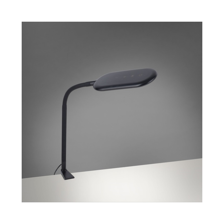 Leuchten Direkt 14404-18-LED Zatemnitvena namizna svetilka s sponko KELLY LED/7W/230V 3000/4000/6000K