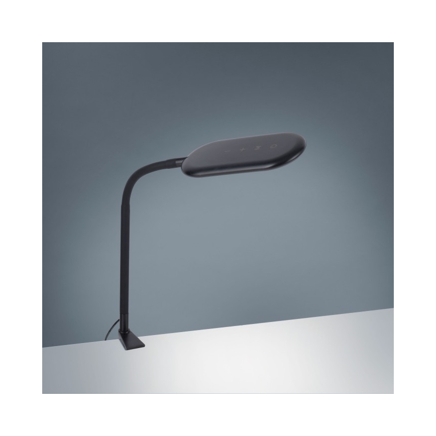 Leuchten Direkt 14404-18-LED Zatemnitvena namizna svetilka s sponko KELLY LED/7W/230V 3000/4000/6000K