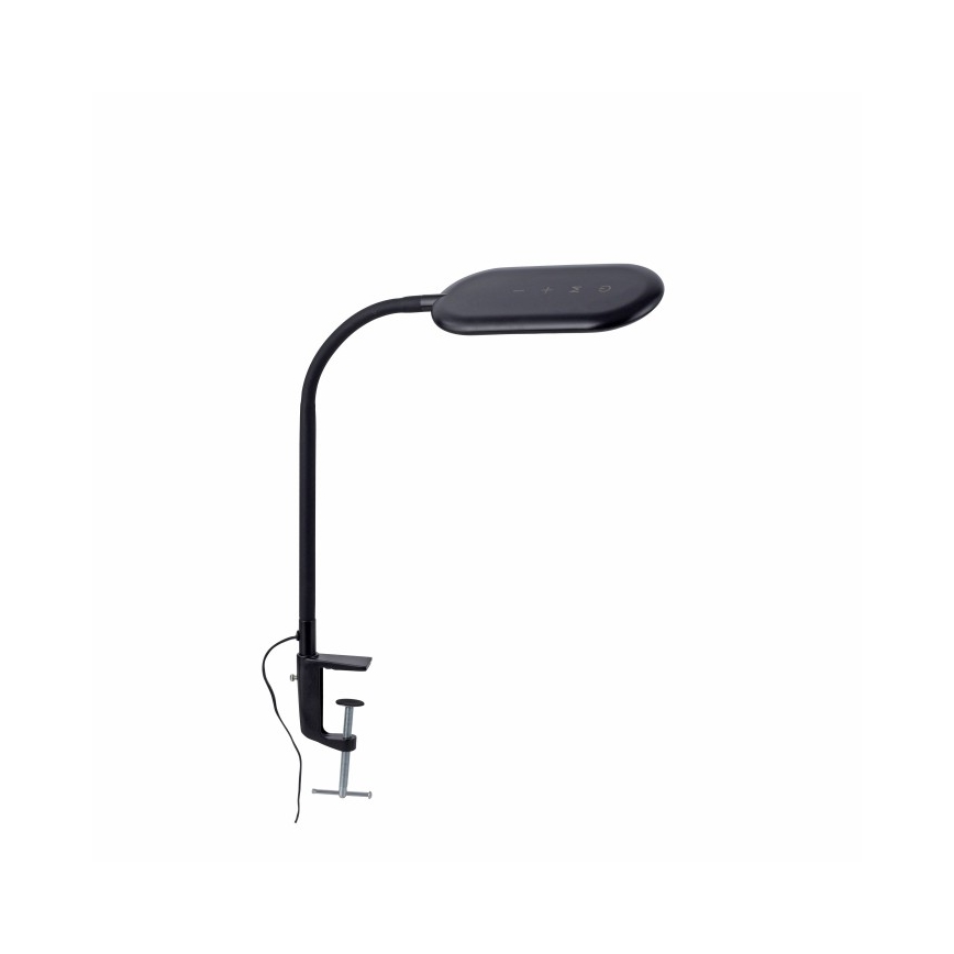 Leuchten Direkt 14404-18-LED Zatemnitvena namizna svetilka s sponko KELLY LED/7W/230V 3000/4000/6000K