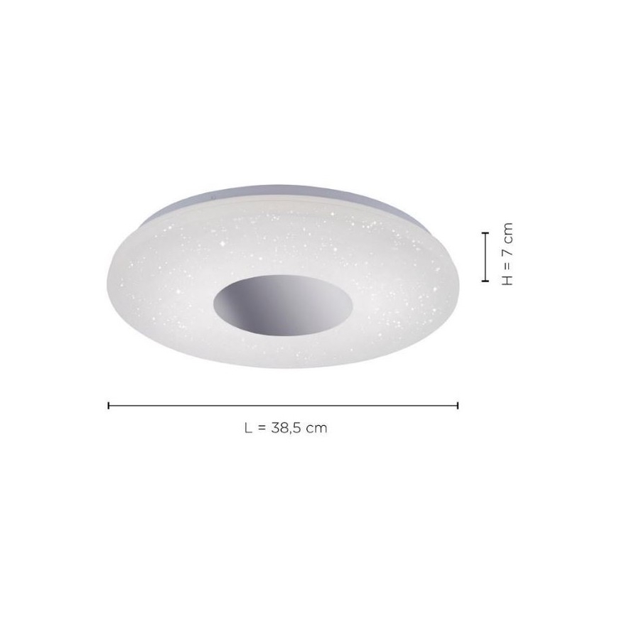 Leuchten Direkt 14422-17 - LED Kopalniška stropna svetilka s senzorjem LAVINIA LED/18W/230V IP44