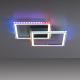 Leuchten Direkt 14634-55 - LED RGB Zatemnitvena stropna svetilka FELIX LED/26W/230V + Daljinski upravljalnik